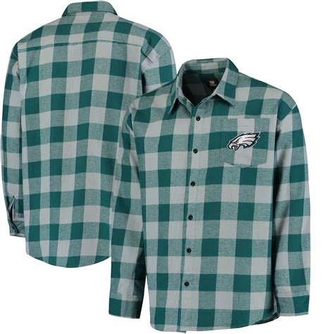 eagles button up shirt|philadelphia eagles shirts.